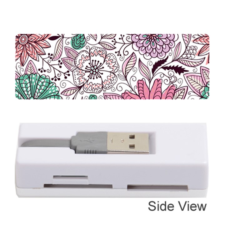 National Wind Flower Knitting Pattern Flower Symmetry Memory Card Reader (Stick)