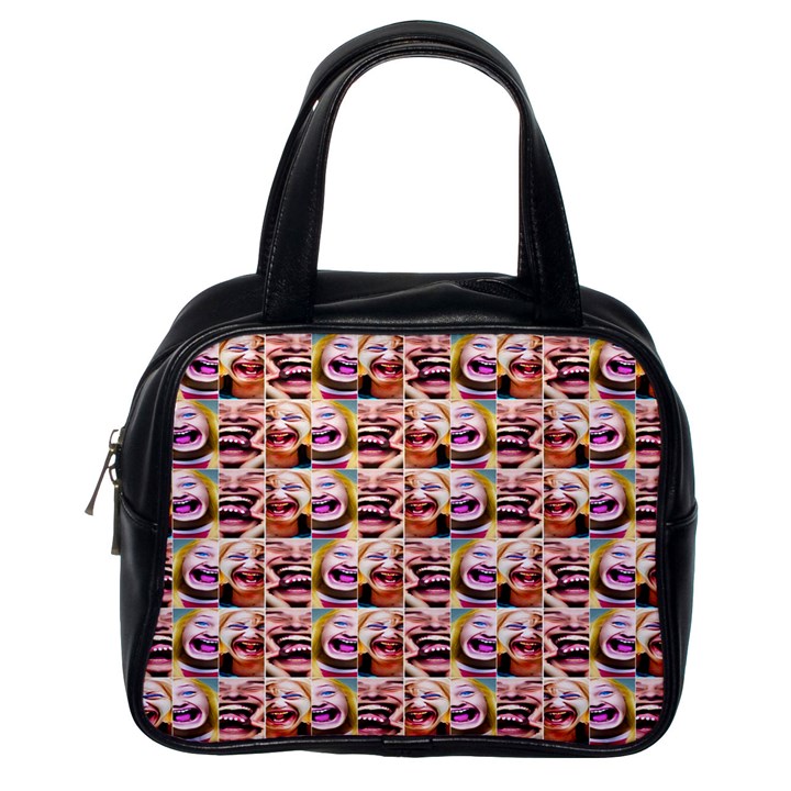 Funny Monsters Teens Collage Classic Handbag (One Side)