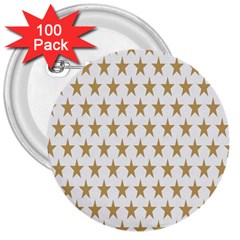 Stars-3 3  Buttons (100 Pack)  by nateshop