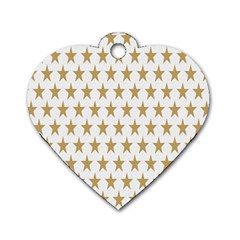 Stars-3 Dog Tag Heart (one Side) by nateshop