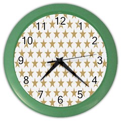 Stars-3 Color Wall Clock by nateshop