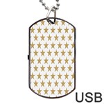 Stars-3 Dog Tag USB Flash (Two Sides) Front