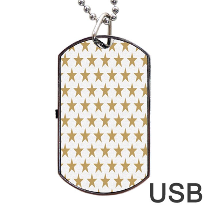 Stars-3 Dog Tag USB Flash (Two Sides)