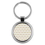 Stars-3 Key Chain (Round) Front