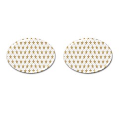 Stars-3 Cufflinks (oval) by nateshop