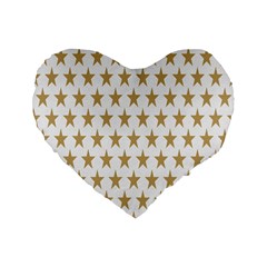 Stars-3 Standard 16  Premium Heart Shape Cushions by nateshop