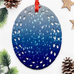 Stars-4 Ornament (oval Filigree) by nateshop