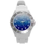 Stars-4 Round Plastic Sport Watch (L) Front