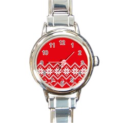 Seamles,template Round Italian Charm Watch by nateshop