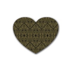 Texture-2 Rubber Coaster (Heart)