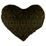 Texture-2 Large 19  Premium Heart Shape Cushions Front