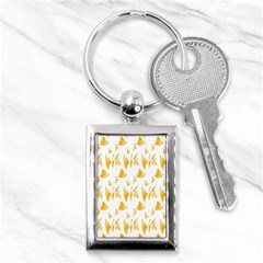 Zig-zag-lines Key Chain (rectangle) by nateshop