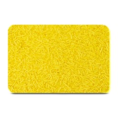 Bright Yellow Crunchy Sprinkles Plate Mats by nateshop