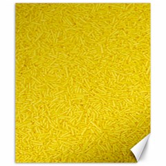 Bright Yellow Crunchy Sprinkles Canvas 20  X 24  by nateshop