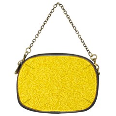 Bright Yellow Crunchy Sprinkles Chain Purse (one Side) by nateshop