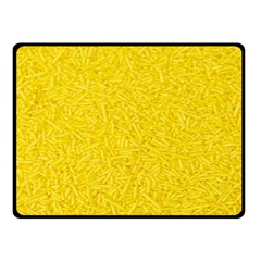 Bright Yellow Crunchy Sprinkles Fleece Blanket (small) by nateshop