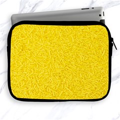 Bright Yellow Crunchy Sprinkles Apple Ipad 2/3/4 Zipper Cases by nateshop