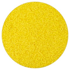 Bright Yellow Crunchy Sprinkles Round Trivet