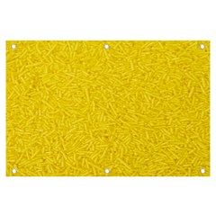 Bright Yellow Crunchy Sprinkles Banner And Sign 6  X 4  by nateshop