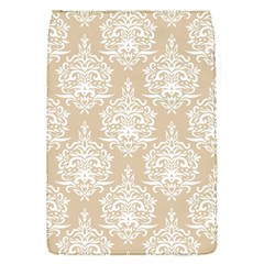 Clean Brown And White Ornament Damask Vintage Removable Flap Cover (s) by ConteMonfrey