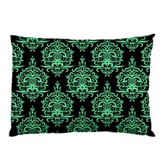 Black And Neon Ornament Damask Vintage Pillow Case (two Sides) by ConteMonfrey