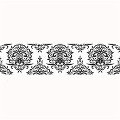 Black And White Ornament Damask Vintage Large Bar Mats by ConteMonfrey