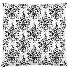 Black And White Ornament Damask Vintage Standard Flano Cushion Case (one Side) by ConteMonfrey