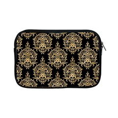 Black And Cream Ornament Damask Vintage Apple Ipad Mini Zipper Cases by ConteMonfrey