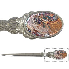 Abstract Ammonite I Letter Opener by kaleidomarblingart