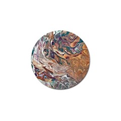 Abstract Ammonite I Golf Ball Marker (4 Pack) by kaleidomarblingart