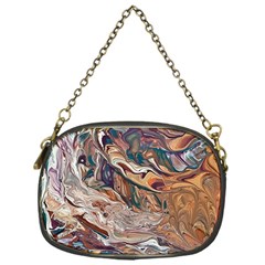 Abstract Ammonite I Chain Purse (one Side) by kaleidomarblingart