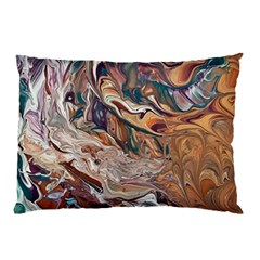 Abstract Ammonite I Pillow Case (two Sides) by kaleidomarblingart