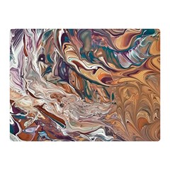 Abstract Ammonite I Double Sided Flano Blanket (mini)  by kaleidomarblingart