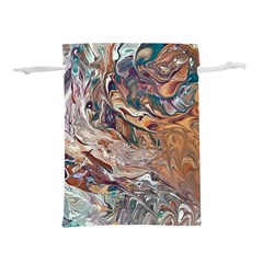 Abstract Ammonite I Lightweight Drawstring Pouch (l) by kaleidomarblingart