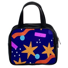 Star Abstract Pattern Wallpaper Classic Handbag (two Sides) by Wegoenart