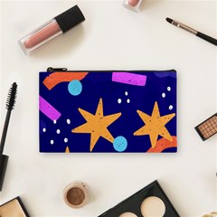 Star Abstract Pattern Wallpaper Cosmetic Bag (small) by Wegoenart