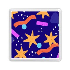 Star Abstract Pattern Wallpaper Memory Card Reader (square) by Wegoenart