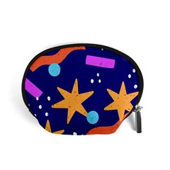 Star Abstract Pattern Wallpaper Accessory Pouch (small) by Wegoenart