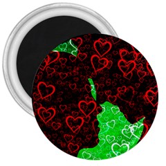 Few Love Heart Hearts Romance 3  Magnets