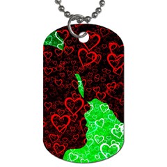 Few Love Heart Hearts Romance Dog Tag (One Side)