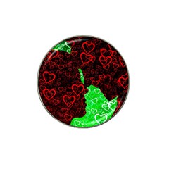 Few Love Heart Hearts Romance Hat Clip Ball Marker (4 pack)