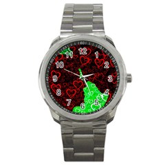 Few Love Heart Hearts Romance Sport Metal Watch