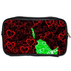 Few Love Heart Hearts Romance Toiletries Bag (Two Sides)