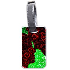 Few Love Heart Hearts Romance Luggage Tag (one side)