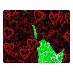 Few Love Heart Hearts Romance Double Sided Flano Blanket (Large) 