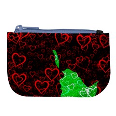 Few Love Heart Hearts Romance Large Coin Purse