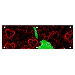 Few Love Heart Hearts Romance Banner and Sign 6  x 2  Front