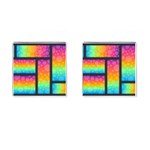 Background Colorful Abstract Cufflinks (Square) Front(Pair)