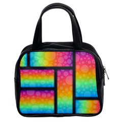 Background Colorful Abstract Classic Handbag (two Sides) by Wegoenart