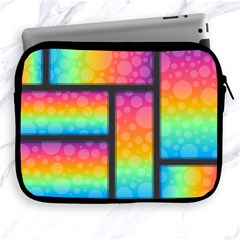 Background Colorful Abstract Apple Ipad 2/3/4 Zipper Cases by Wegoenart